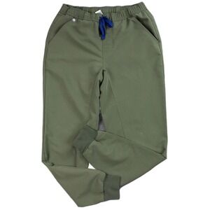 FIGS Technical Collection Mens‎ S Olive Green Jogger Scrub Pants